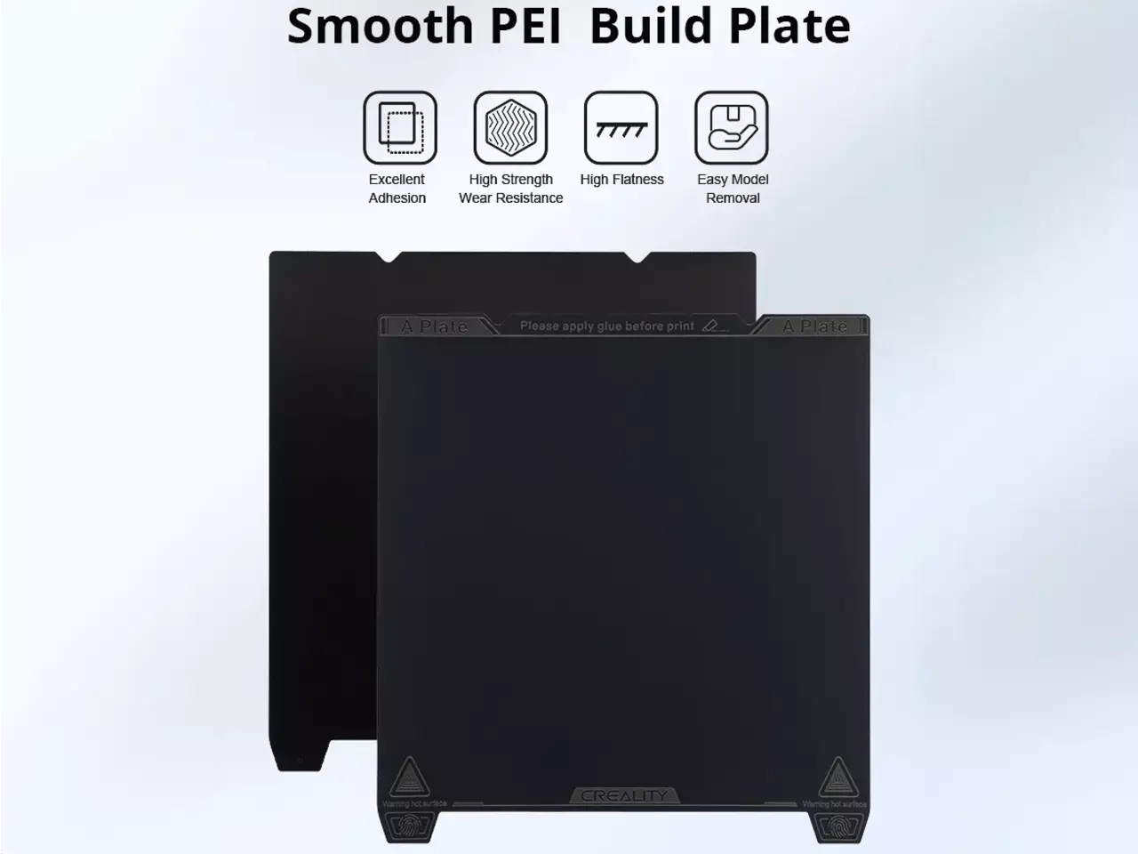 K1 MAX SMOOTH PEI BUILD PLATE 315x310mm CREALITY 3D ACCESSORY ...